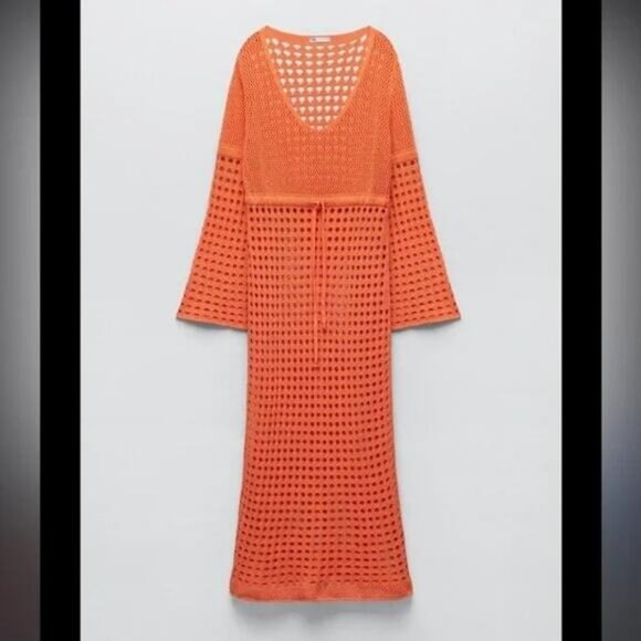 Zara Crochet Maxi Dress - Picture 3 of 6
